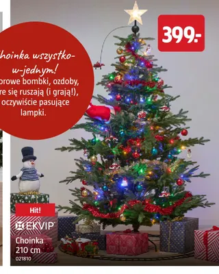 Choinka 210 cm Ekvip promocja w Jula