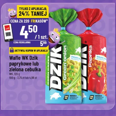 Wafle paprykowe  promocja w POLOmarket