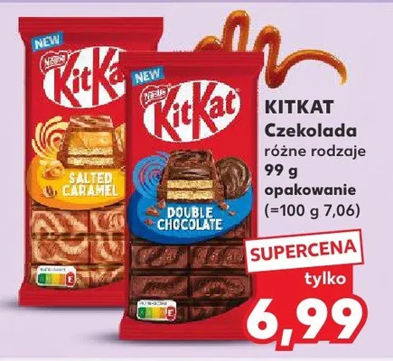 Czekolada różne rodzaje 99g opakowanie (=100 g 7,06) promocja w Kaufland