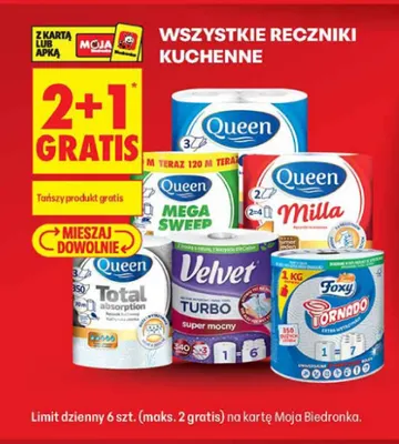 Ręcznik kuchenny Foxy Tornado promocja w Biedronka