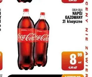 Napój gazowany Coca-Cola klasyczne promocja w Tomi Markt