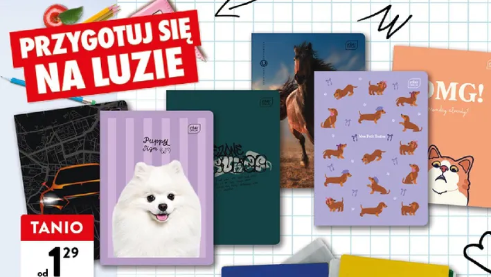Zeszyt A5 Interdruk 32 strony promocja w Intermarche