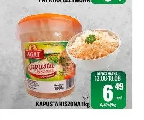 Kapusta kiszona Agat promocja w Tomi Markt