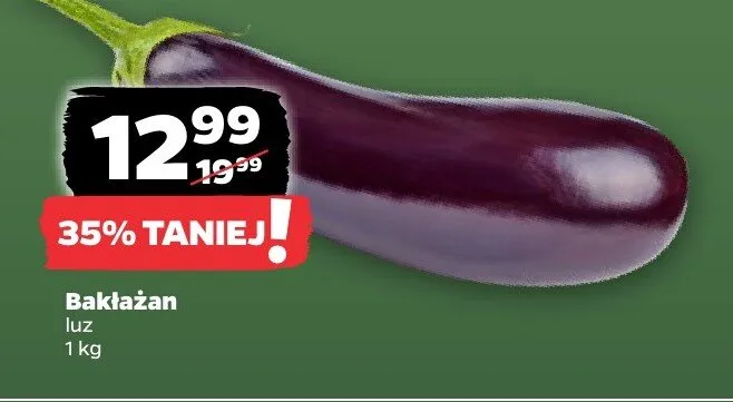 Bakłażan luz promocja w Netto