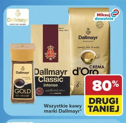 Kawy marki Dallmayr promocja w Carrefour