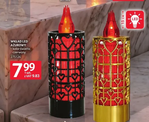 Wkład LED ażurowy promocja w Selgros