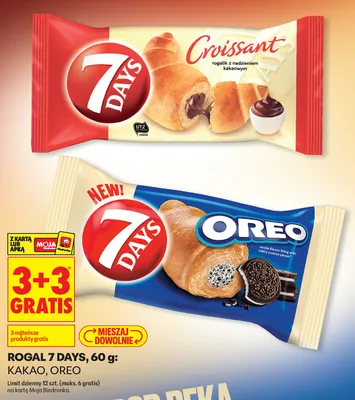 Rogal 7 Days Oreo promocja w Biedronka