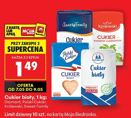 Cukier biały Polski Cukier promocja w Biedronka