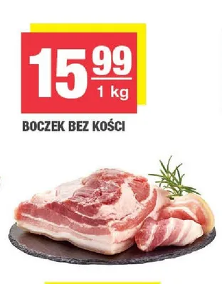 Boczek bez kości promocja w SPAR