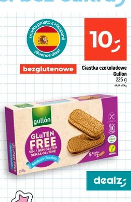 Ciastka czekoladowe Gullon promocja w Dealz