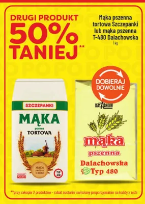 Mąka pszenna tortowa Szczepanki promocja w POLOmarket