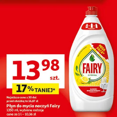 Płyn do mycia naczyń promocja w Auchan