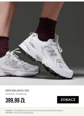 Buty damskie sneakersy New Balance 530 promocja w Sizeer