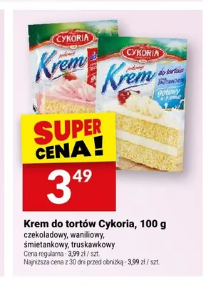 Krem do tortów Cykoria truskawkowy promocja w Twój Market