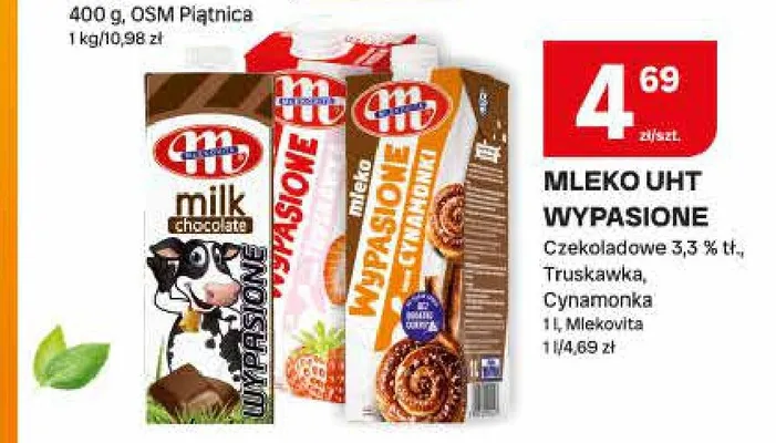 Mleko UHT Wypasione cynamonka promocja w Chorten