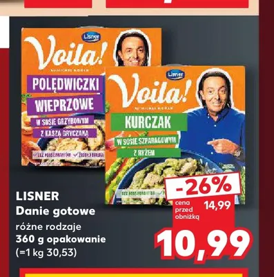 Danie gotowe Lisner promocja w Kaufland