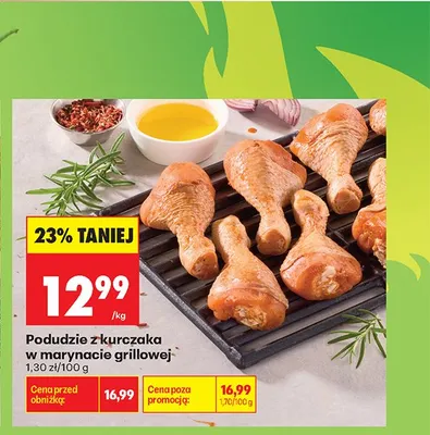 Podudzie z kurczaka w marynacie grillowej promocja w Biedronka