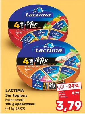 Ser topiony Mix Lactima promocja w Kaufland