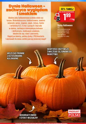 Dynia Halloween promocja w POLOmarket