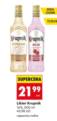 Likier malina promocja w Biedronka