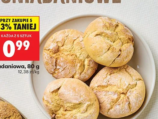 Bułka śniadaniowa promocja w Biedronka