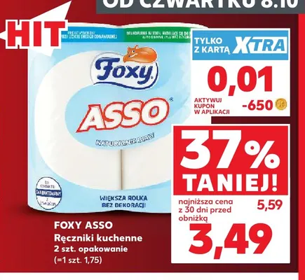 Ręczniki kuchenne Foxy Asso promocja w Kaufland