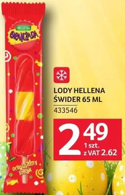 Lody HELLENA świderki 65 ml promocja w Selgros