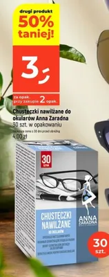 Chusteczki nawilżane do okularów Anna Zaradna promocja w Dealz