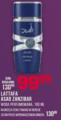 Woda perfumowana Lattafa asad promocja w Drogerie Natura