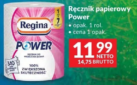 Ręcznik papierowy Power Regina promocja w Makro