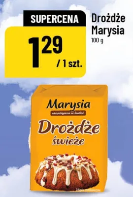Drożdże świeże promocja w POLOmarket
