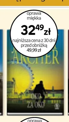Książka Oko za oko Jeffrey Archer promocja w Empik
