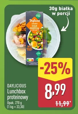 Lunchbox proteinowy Daylicious promocja w Aldi