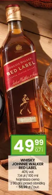 Whisky Johnnie Walker Red Label promocja w Twój Market