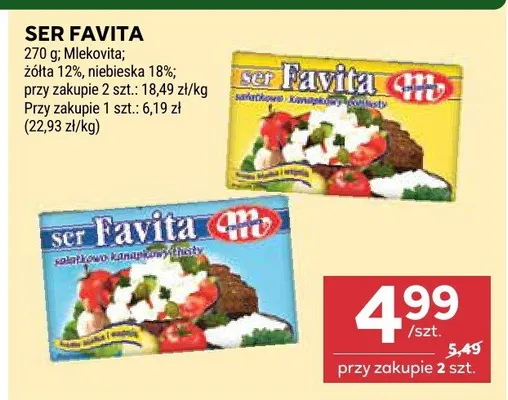 Ser Favita promocja w Stokrotka