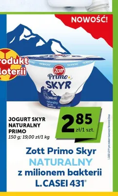 Jogurt Skyr naturalny Primo promocja w Euro Sklep