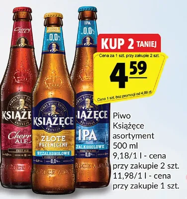 Piwo Książęce Cherry promocja w Prim Market