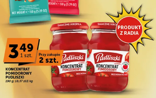 Koncentrat pomidorowy Pudliszki promocja w Groszek