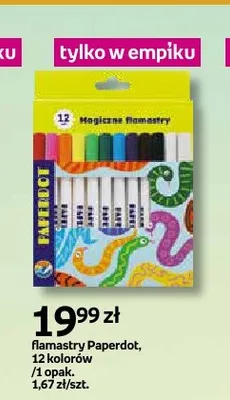 Magiczne flamastry Paperdot promocja w Empik