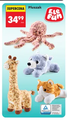 Pluszak Elefun Piesek promocja w Biedronka
