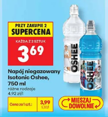 Napój niegazowany Isotonic Oshee promocja w Biedronka