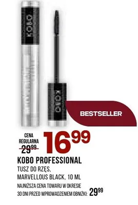 Tusz do rzęs, marvelous black, 10ml promocja w Drogerie Natura