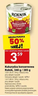 Kukurydza konserwowa promocja w Twój Market