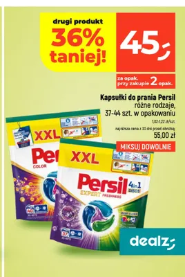 Kapsułki do prania Persil promocja w Dealz