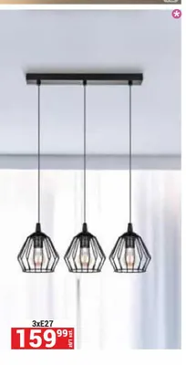 Lampa 3xE27 promocja w Merkury Market