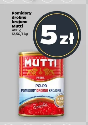 Pomidory drobno krojone Mutti promocja w Netto
