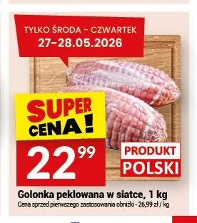 Golonka peklowana w siatce promocja w Twój Market