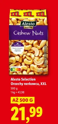 Orzechy nerkowca promocja w Lidl