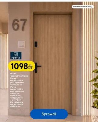 Portal boczny Fortia promocja w Castorama