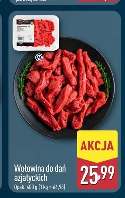 Wołowina do dań azjatyckich Mięsne Specjały promocja w Aldi